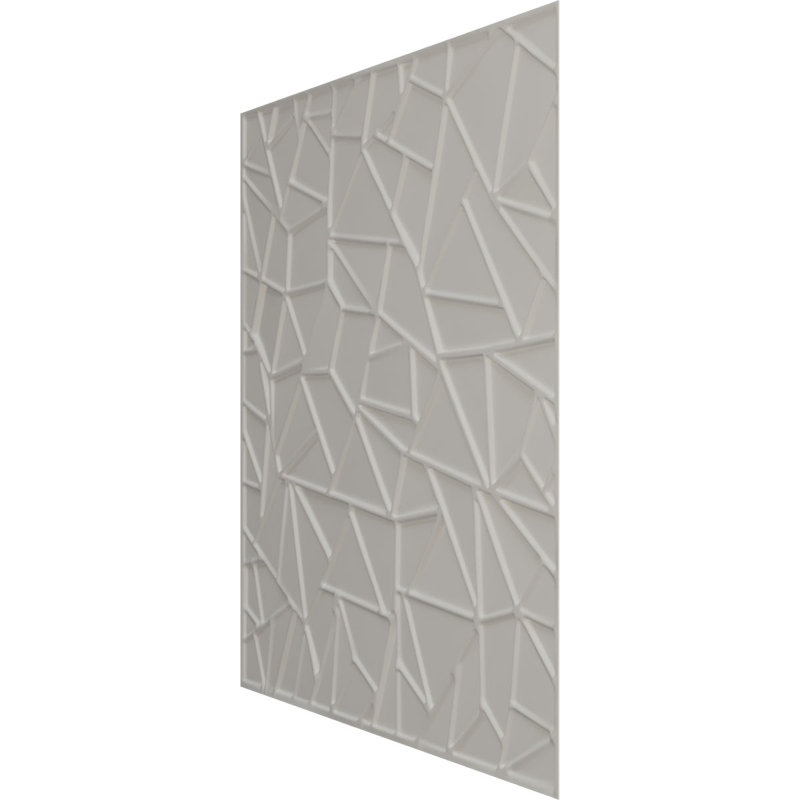 L 19 5/8 po x H 19 5/8 po Elwod Panneau mural décoratif 3D EnduraWall, or métallique vieilli universel rétro (couvre 2,67 pieds carrés)