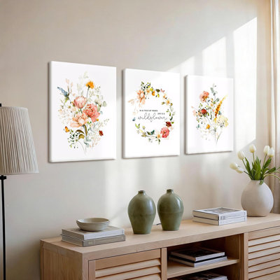 3 Piece Wrapped Canvas Print