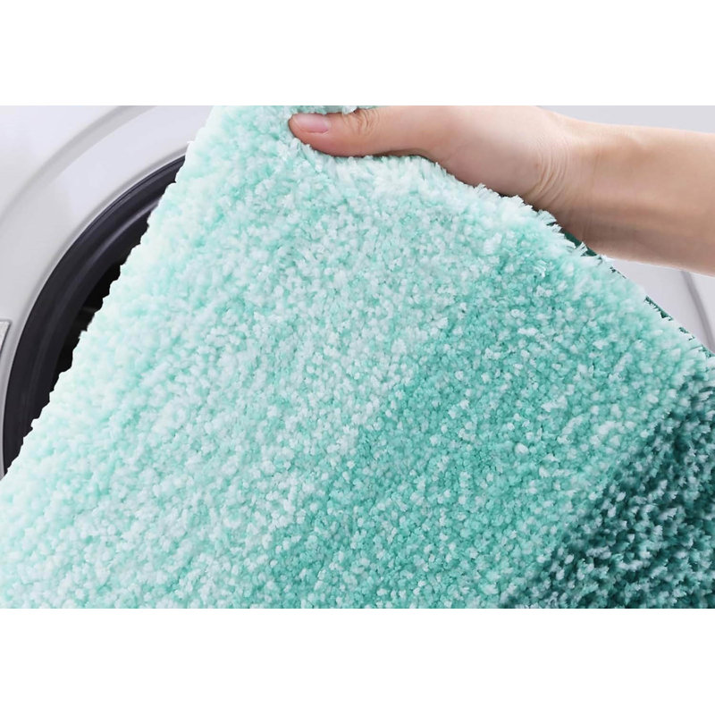 Microfiber Bath Mat, Non-Slipabsorbent Bathroom Mat, Single - 90cm L x 3cm W, Hunter Green