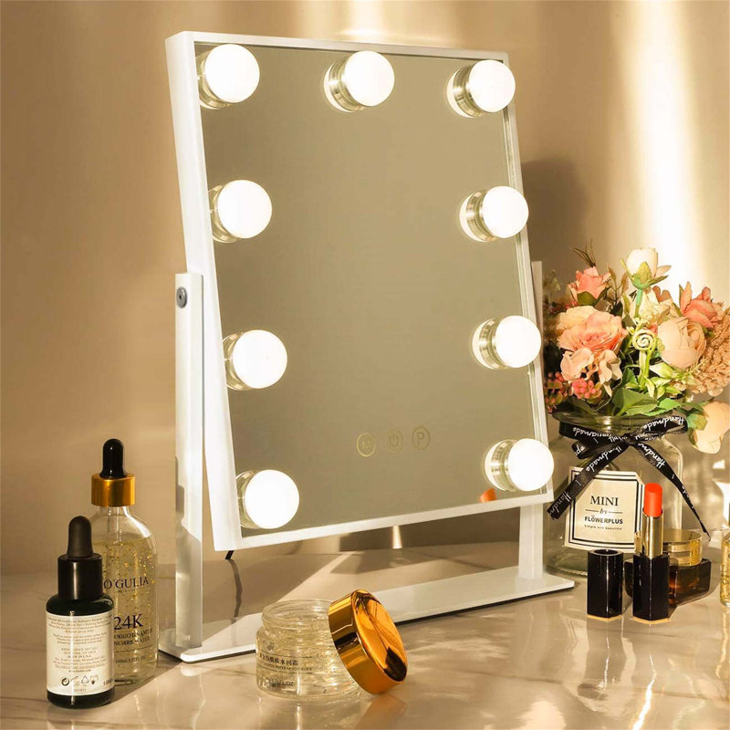 Demetrias Metal Rectangle Mirror, 48cm H x 30.5cm W