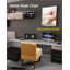 Fauteuil d'appoint sans accoudoirs en tissu pour chambre à coucher, fauteuil de coiffeuse moderne avec pieds en bois massif-136514310