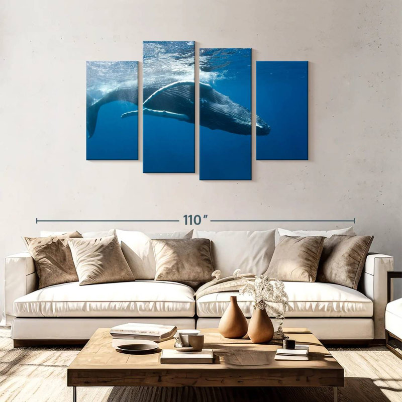 Baleine à bosse Brampt, H 48 po x l 75 po