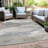 Machine Washable Indoor/Outdoor Xhevrie Beige Rug-1375922834