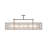 Ioana 6 - Light Steel Square/Rectangle Pendant