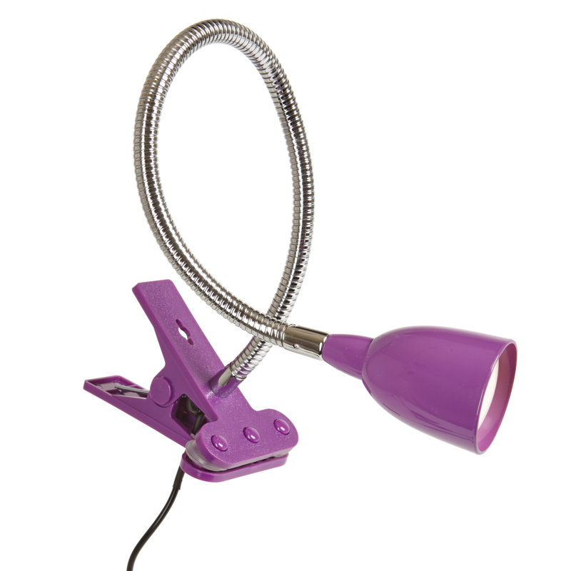 Lampe à pince 14 po Sikorski, Mauve