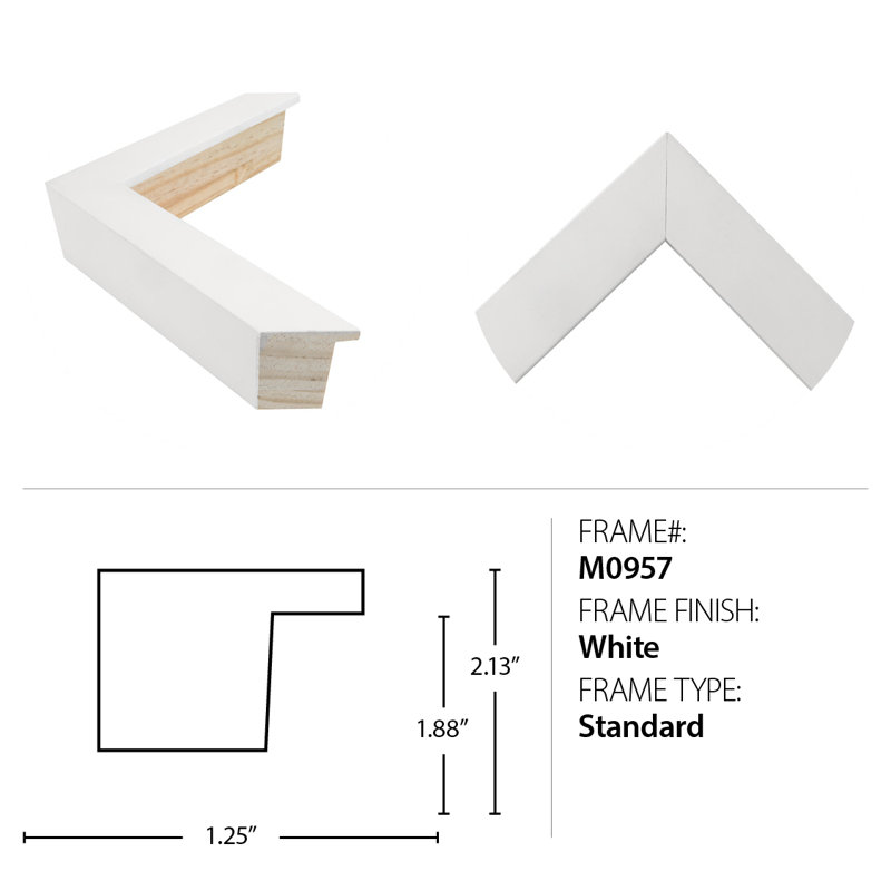 White Washed Stairs 2 A Print by Lillian August