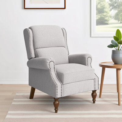 Fauteuil inclinable manuel avec têtes de clous Ariany