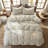 DONEUS Striped Duvet Cover Set 100% Washed Cotton Linen Like Soft Feelling Breathable Bedding-113054924-113054932