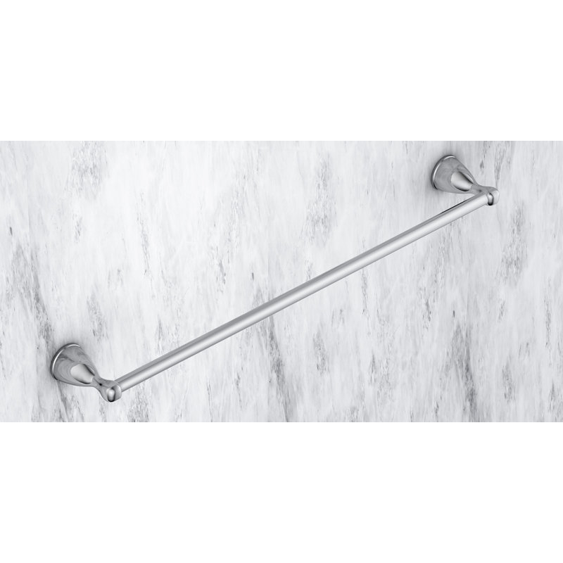 Porte-serviettes mural traditionnel 24 po, Chrome