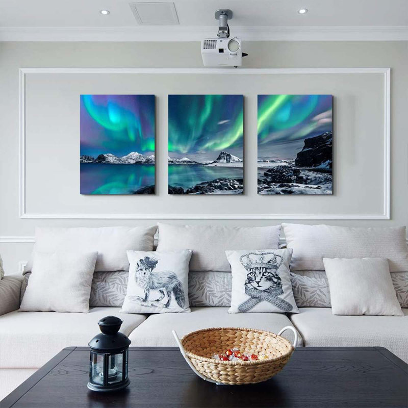 3 Piece Wrapped Canvas Print, 40 cm H x 60 cm W
