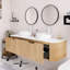 Meuble-lavabo mural 60 po Woodgrain-1925291112