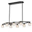Noir mat pour le décor de la salle à manger - 8 - Luminaire de plafond industriel moderne en métal avec hauts plafonds-948168375