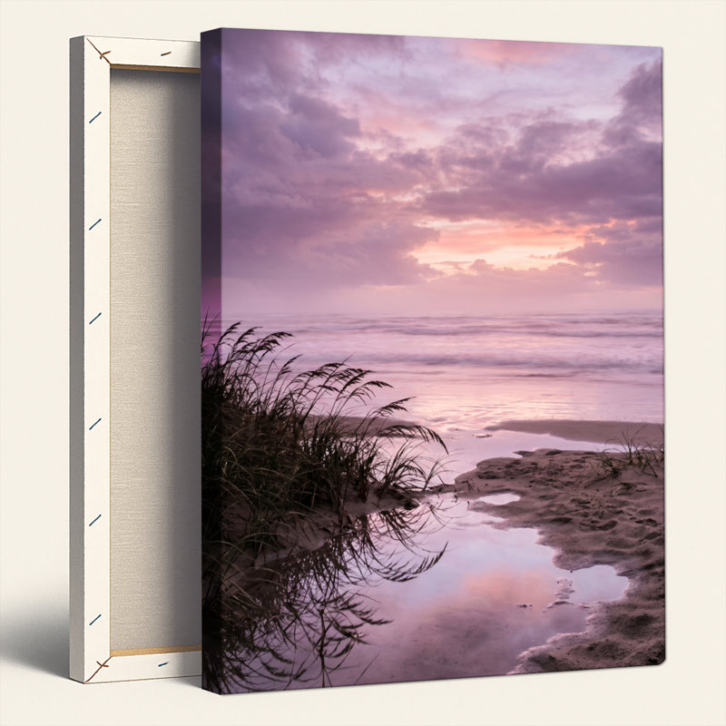 Art mural sur toile Gallery Wrap pour le salon, la chambre à coucher, le bureau ou le vestibule - Décoration murale décorative avec coucher de soleil