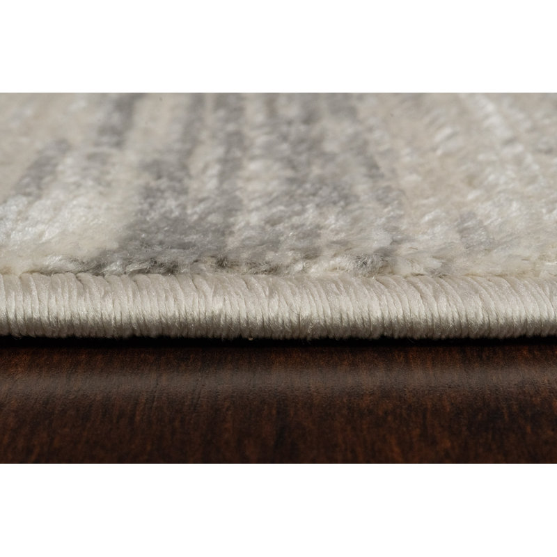 Clarissa 5.3X7 19904-890 BEIGE/GREY, Rectangle 5'2" x 7'