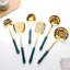 7-Piece Stainless Steel Kitchen Utensil Set With Rotating Holder - Premium Mirror-Polished Utensils-107082775