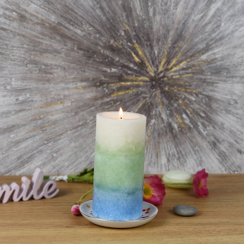 Line Dried Linens Scented Pillar Candle, 12