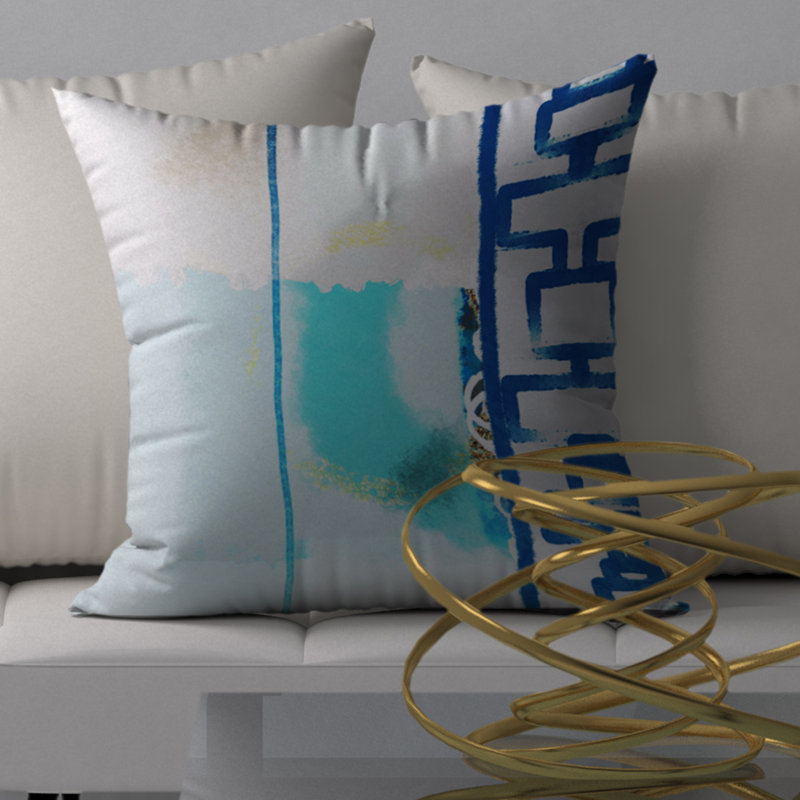 Reversible Throw Pillow, 18" x 18"