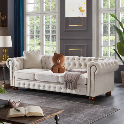 House of Hampton Chesterfield 3 Seate...