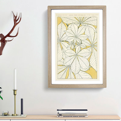 Leaves from Nature No. 1 by Owen Jones - Picture Frame Painting Print