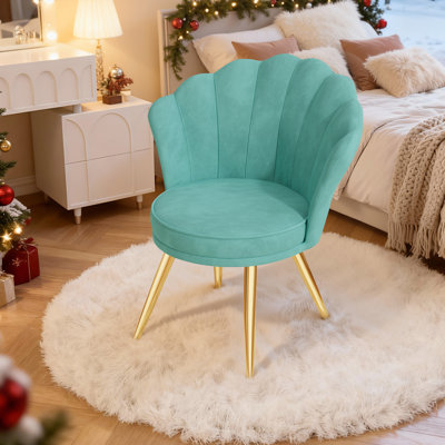 Akaisha Velvet Barrel Chair
