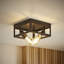 Davisboro Steel Flush Mounted Sconce-1025517668