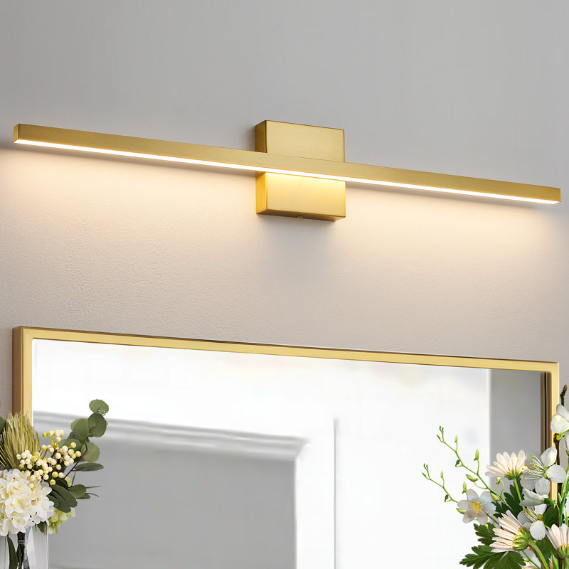 Sheree 31.5" Dimmable LED Vanity Light, Gold
