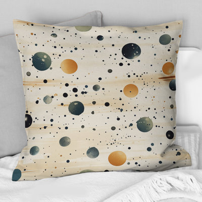 Motif à pois Rustic Splendor - Coussin décoratif à pois