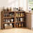 Adjustable Wooden Standard 3-Tier Bookcase-89479159-74708111