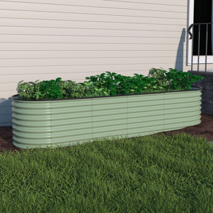 Lit de jardin surélevé modulaire en acier galvanisé 9 en 1 Heise