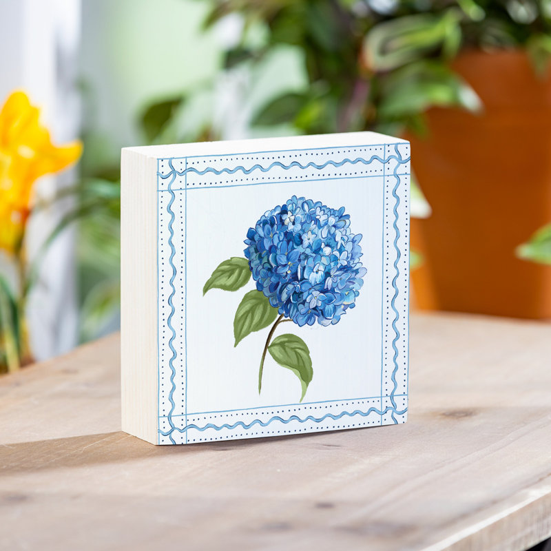 Hortensia en bois VivaStyle, 6 po