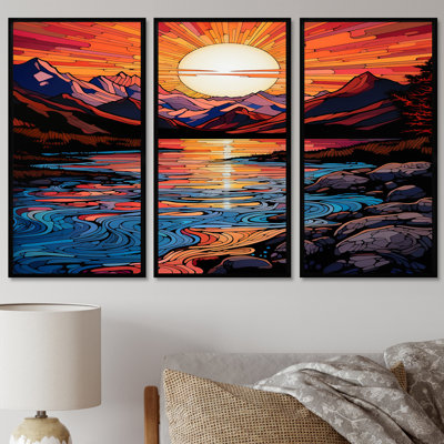 Breana - River Wall Art Set