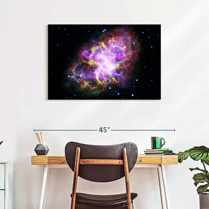 Oberle Sparkling Crab Nebula, 24" H x 36" W