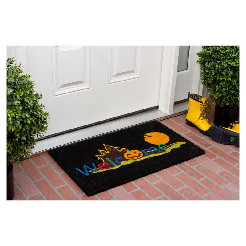 Amil Non-Slip Halloween Outdoor Doormat