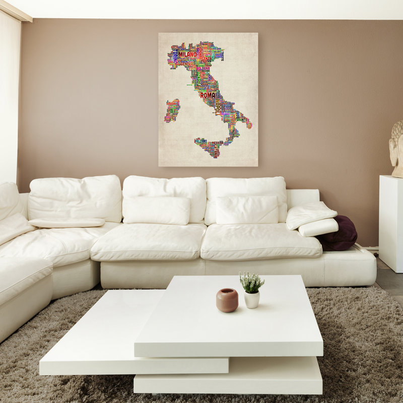 «Italie II» par Michael Tompsett, impression, H 32 po x l 24 po x P 2 po, Toile tendue
