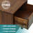 Acacia Cowden 2 - Drawer Solid Wood Nightstand-531190901