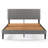 Upholstered Platform Bed with Vertical Channel Tufting-1368751890-1368751894