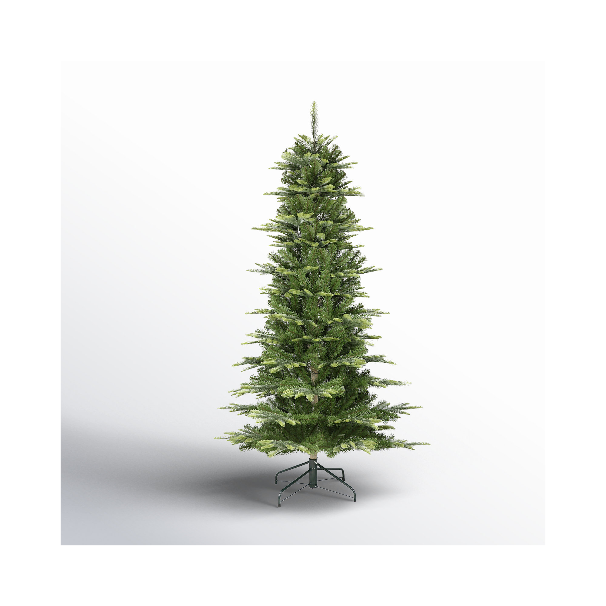 Lighted Artificial Fir Christmas Tree, 6.5'