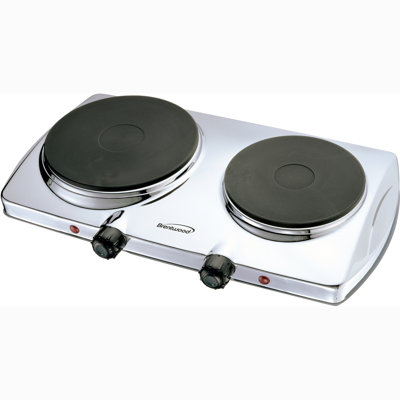 Double plaque chauffante électrique brentwood appliances