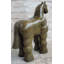 Sculpture de cheval de Troie art moderne