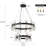 30-Light Modern 2 Ring Crystal Chandeliers-114394933