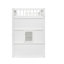 Lit mezzanine simple avec échelle - blanc-1532767076
