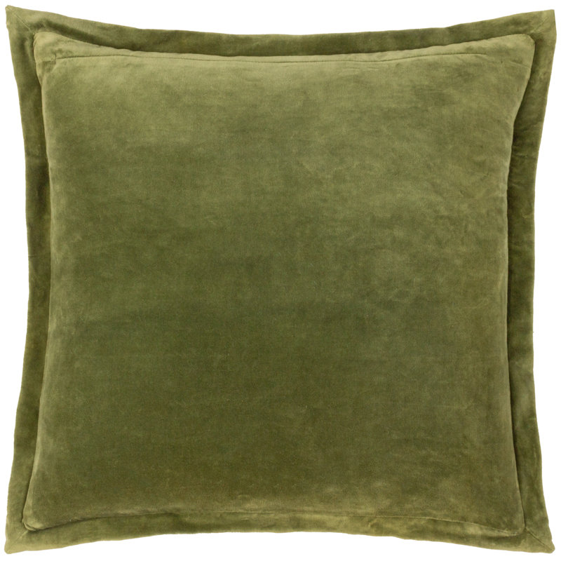 Ventura Abstract Green Square Cushion Cover