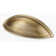 Contemporary 3 1/2" Center Cup/Bin Pull