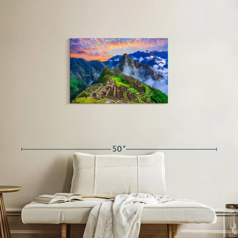 Lilie, ville inca, Machu Picchu, H 20 po x l 30 po