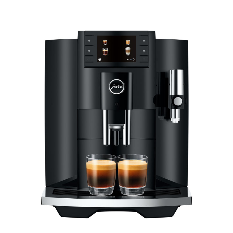 Jura E8 Fully Automatic Coffee & Espresso Machine, Piano Black