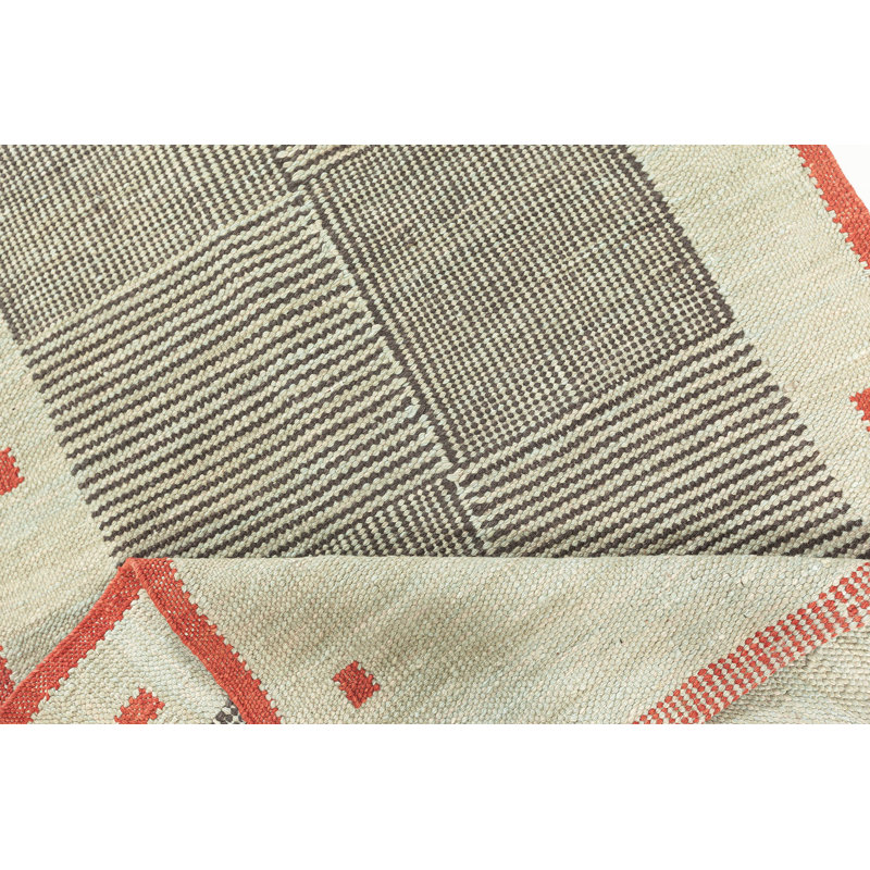 One-of-a-Kind Runner 3' X 12' New Age Runner Wool Area Rug in