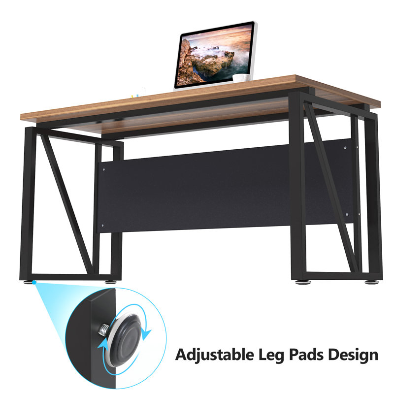 Arlais Metal Base Computer Desk