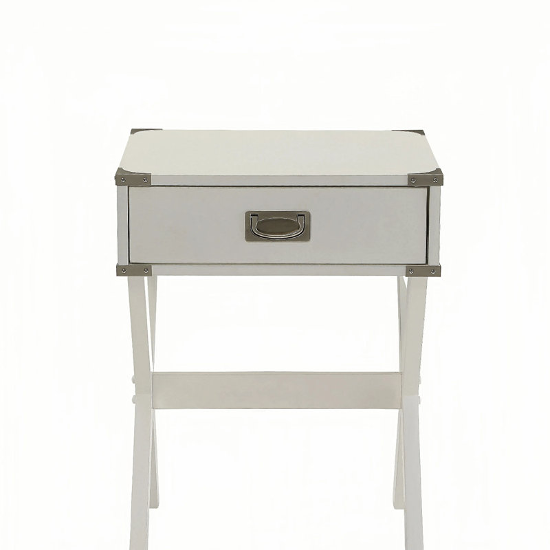 Babs Accent Table, White