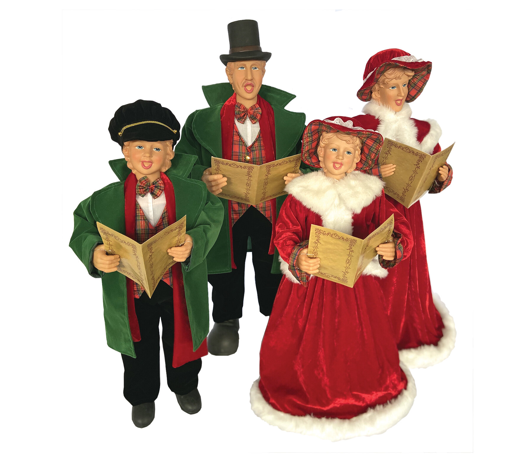 Dickens top carolers costumes