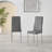 Everson Large High Gloss Extendable Dining Set with 6 Luxury Faux Leather Upholstered Dining Chairs-1306271242